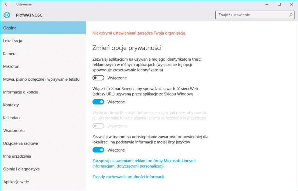 Windows 10 – Wielki Brat patrzy