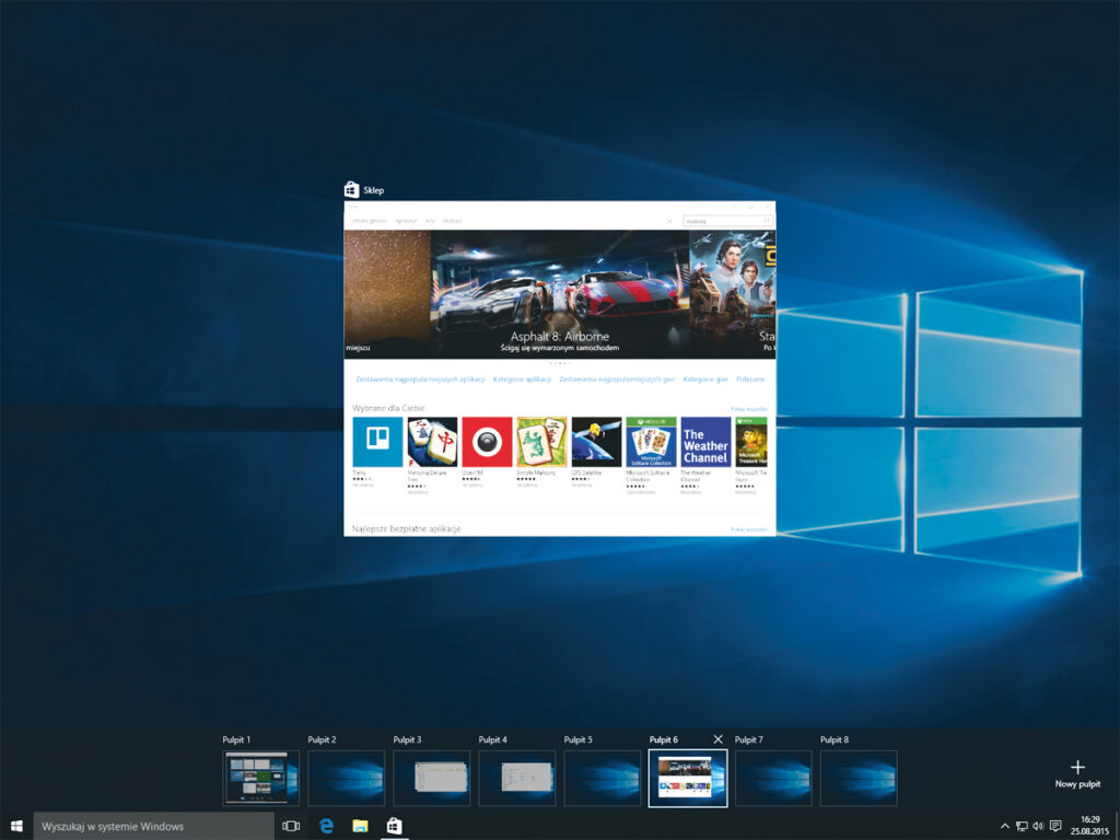 Windows 10 – Na wirtualnym biurku