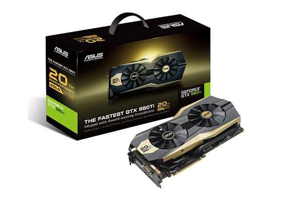 GTX 980 Ti w złotej edycji – na 20. rocznicę pierwszej karty ASUS-a