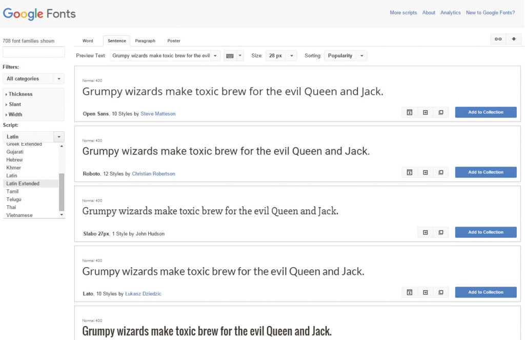 Profesjonalne fonty gratis