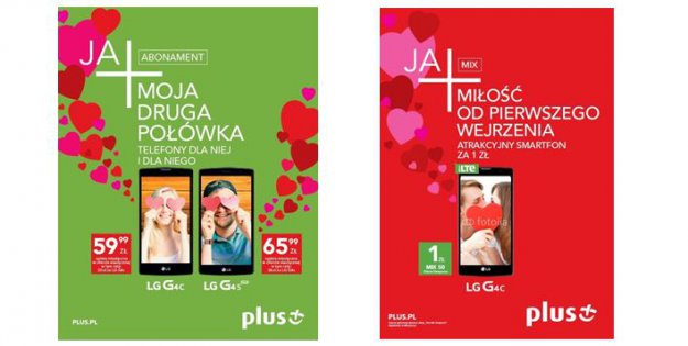 Plus na smartfonową ofertę przed Walentynkami