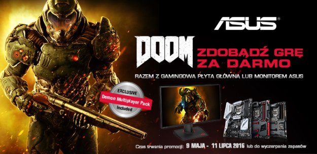 ASUS – zestawy promocyjne z grą Doom
