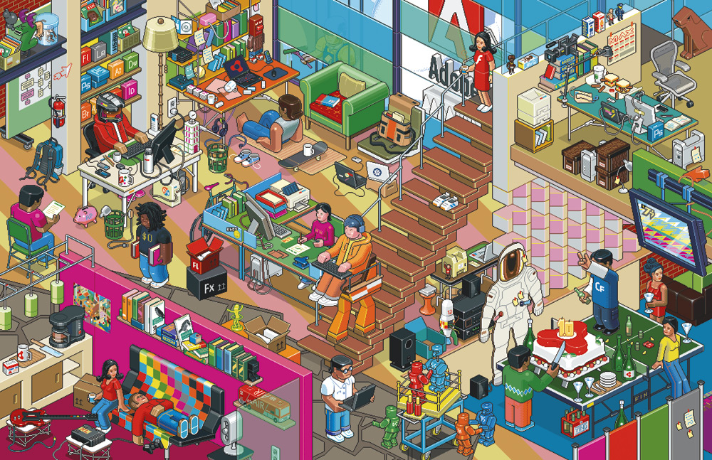 Grafika w stylu retro