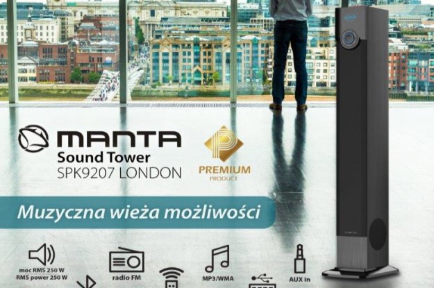 Manta SPK9207 – muzyczna wieża klasy premium