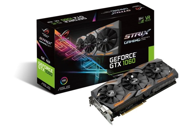 ASUS ROG – karty graficzne Strix GeForce GTX 1060