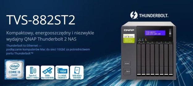 Kompaktowy i energooszczędny – QNAP Thunderbolt 2 NAS