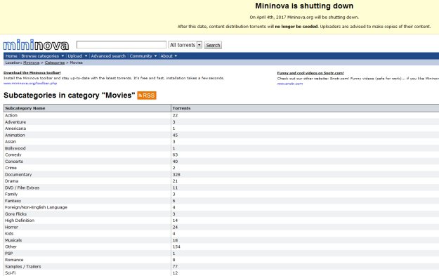 Kolejna strona z torrentami znika z sieci