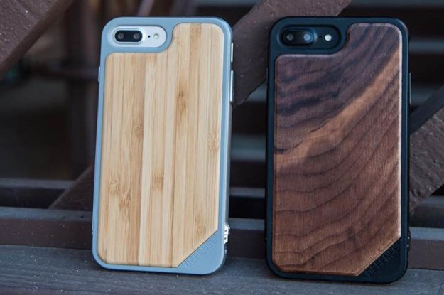 Etui z drewna i anodyzowanego aluminium
