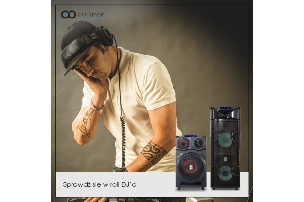Goclever – głośniki Sound Club z konsolą DJ