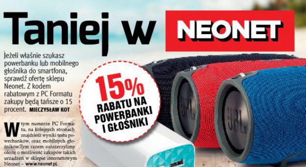 Rabat 15 proc. w Neonet