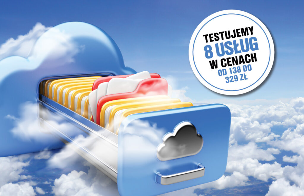 Test chmur do przechowywania i synchronizacji danych