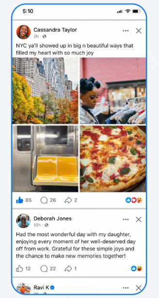 Zmiany w aplikacji Facebooka