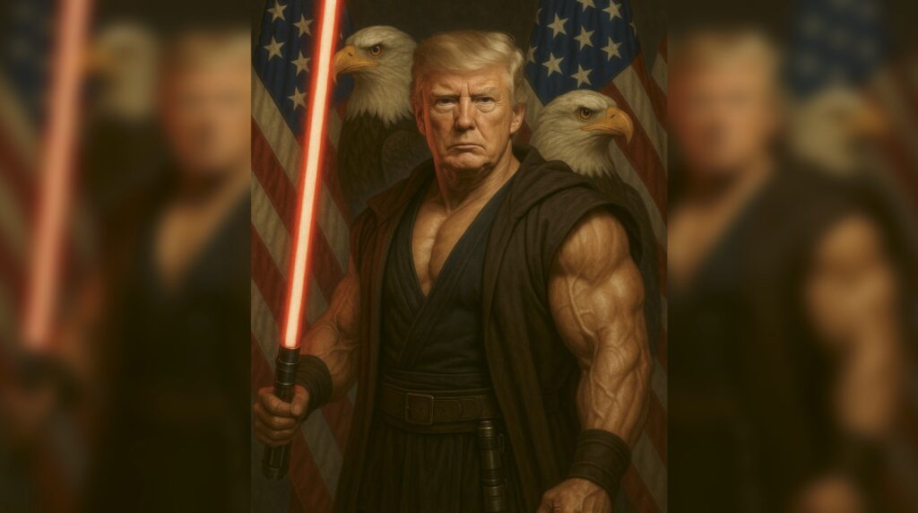 Donald Trump bawi się AI. Kuriozalne fotki na oficjalnym koncie Białego Domu