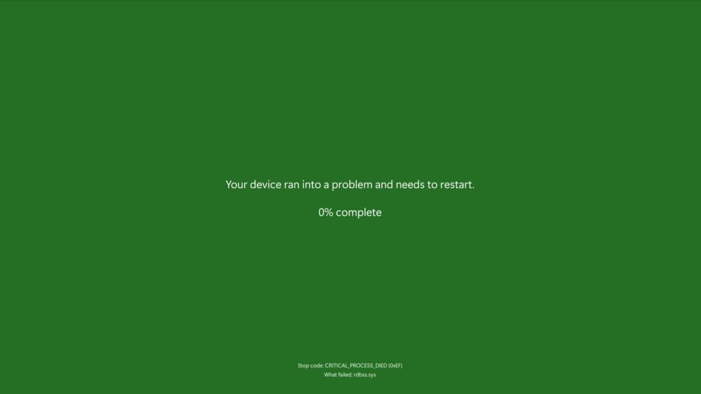 Niebieski ekran śmierci Windows przestanie być niebieski. Microsoft testuje alternatywny wygląd BSoD