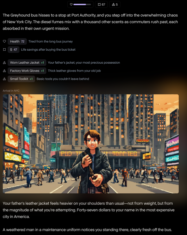 Interfejs nowego narzędzia Runway