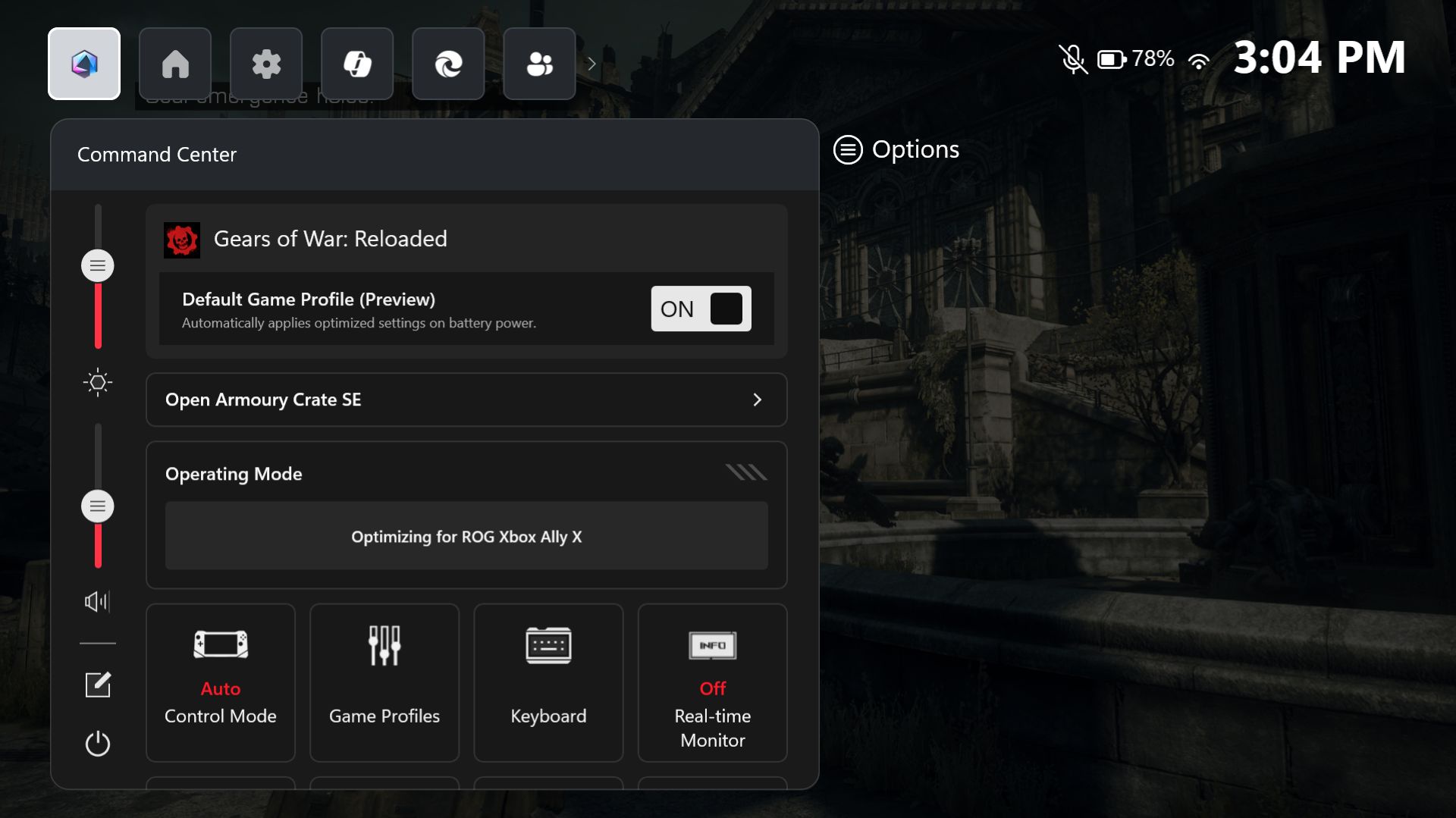 Default Game Profiles