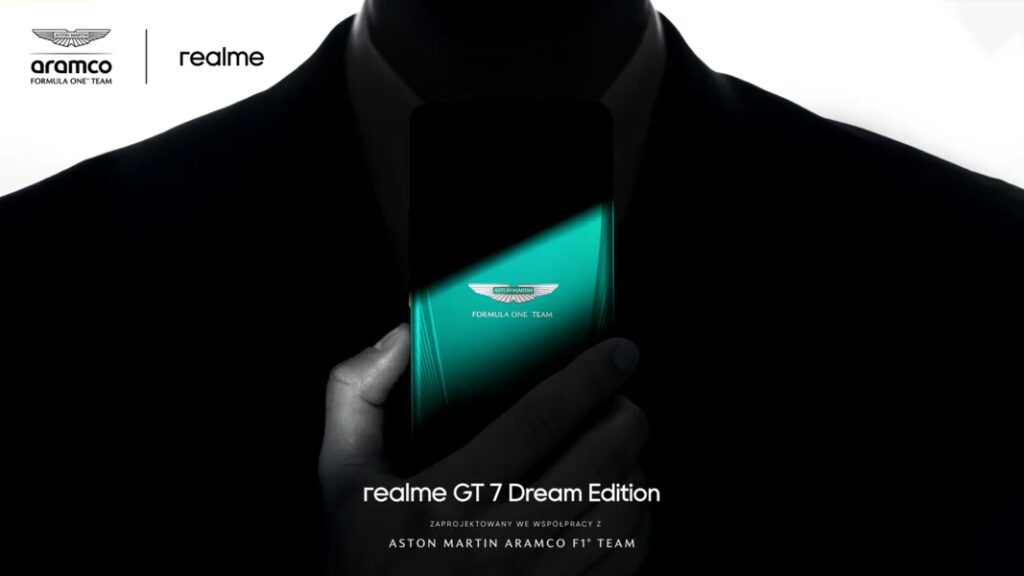 realme GT 7 Dream Edition: Efekt współpracy między realme i zespołem Aston Martin Formula One