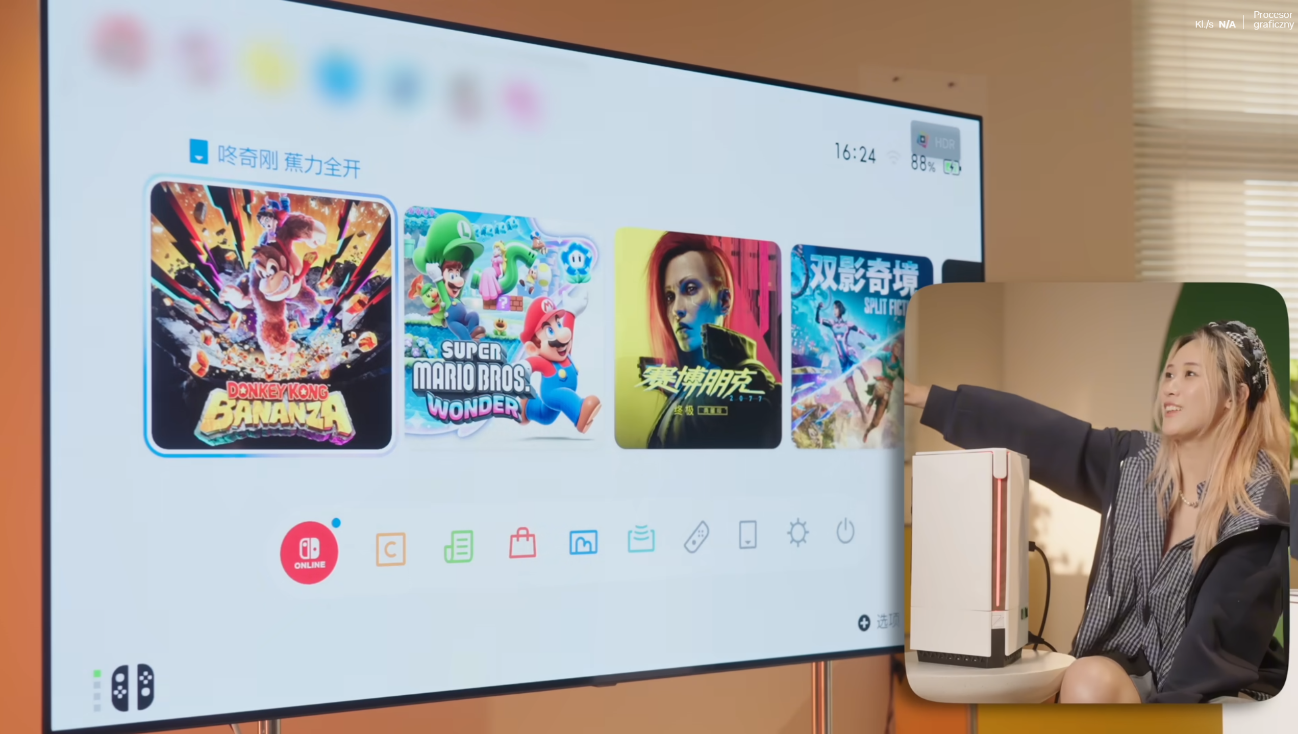 Ningtendo PXBOX 5 w trybie Switcha 2