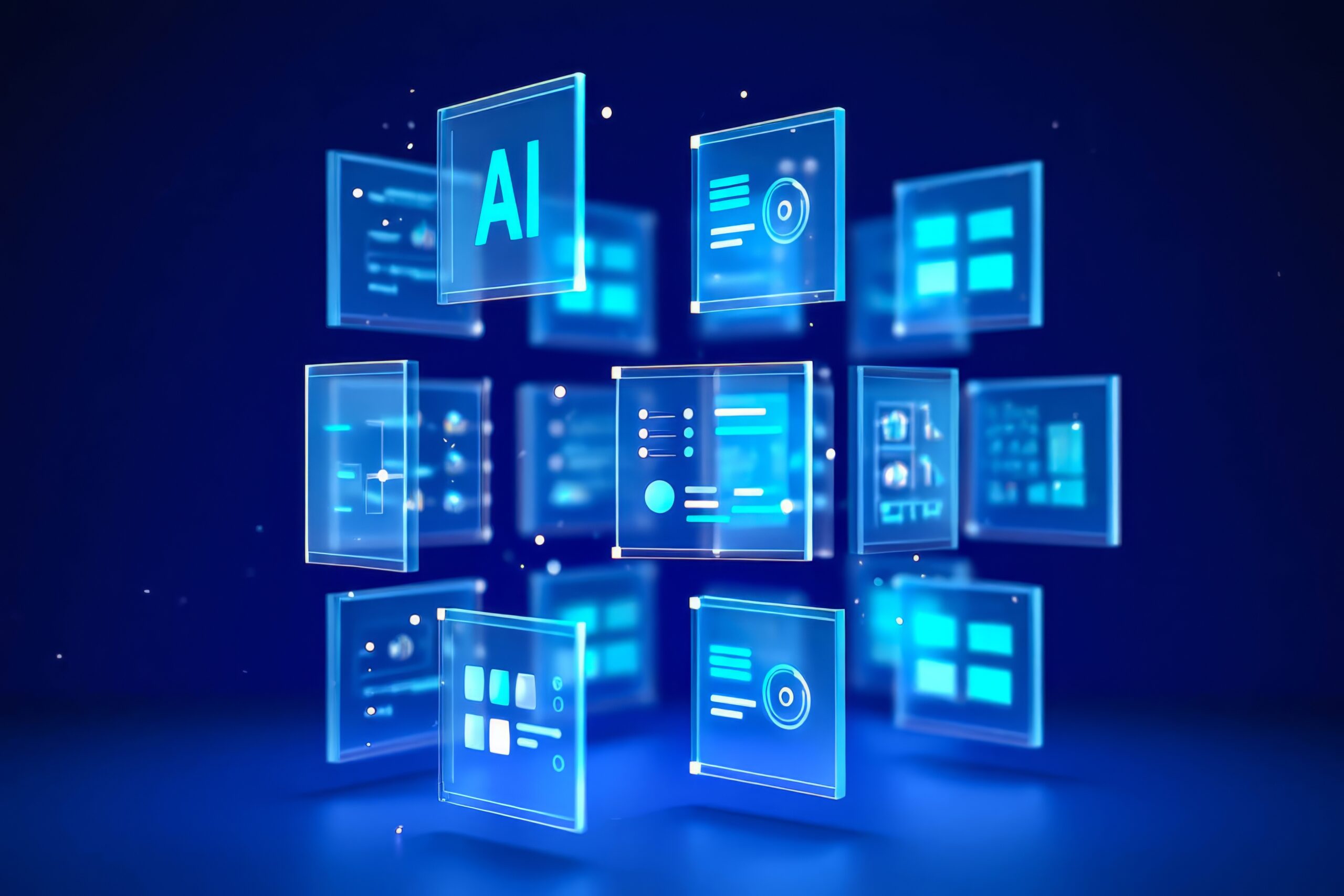 Sztuczna inteligencja i reklamy, grafika ilustracyjna