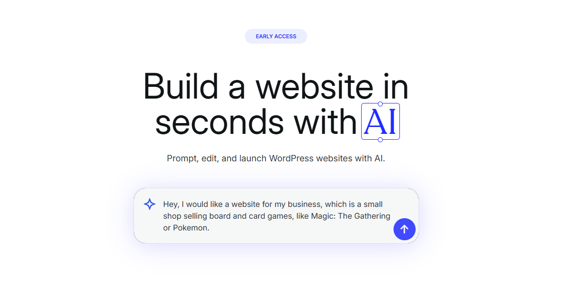 Źródło: https://wordpress.com/ai-website-builder/