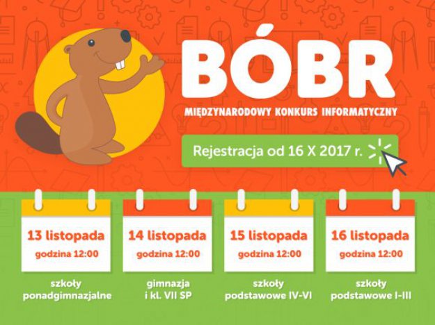 Konkurs Bóbr startuje za chwilę
