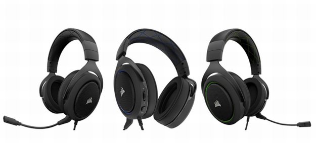 Wytrzymałe słuchawki gamingowe Corsair  HS50