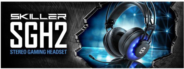 Sharkoon SGH2 – słuchawki z kartą dźwiękową