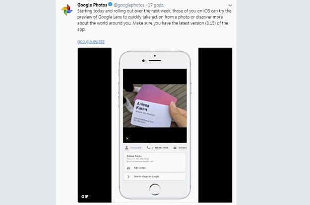 Google Lens także na iOS