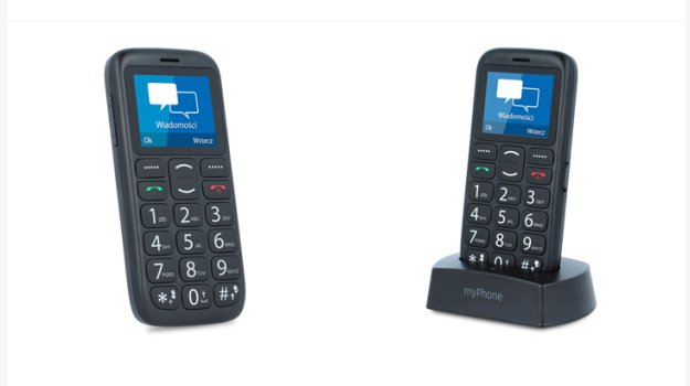 myPhone Simply 2 z bazą ładującą w Biedronce