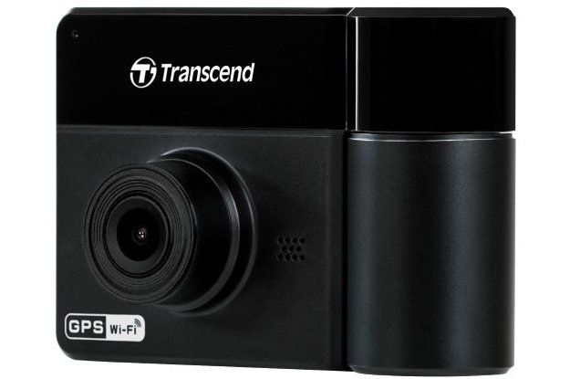 Dwuobiektywowy rejestrator jazdy od Transcend