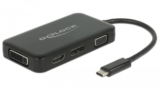 Adapter o czterech różnych wyjściach wideo