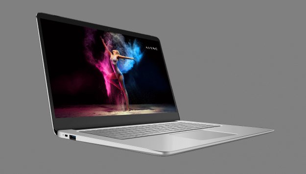 Laptop Kiano z szybkim dyskiem i ekranem IPS