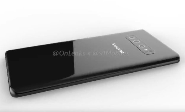 Galaxy S10+ na renderach