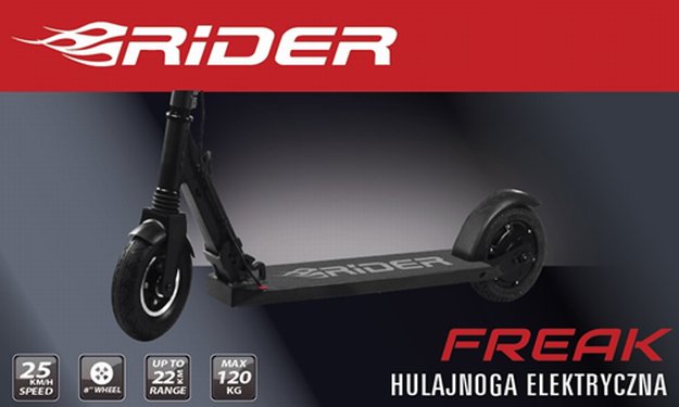 Premiera hulajnogi FREAK marki RIDER w Polsce