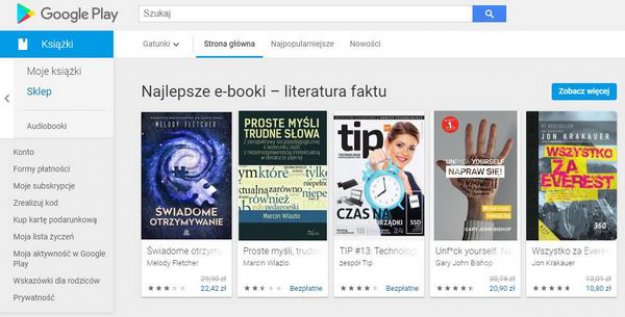 Nowe funkcje w księgarni Google’a