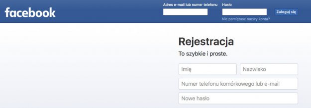 Płatna rejestracja na Facebooku?