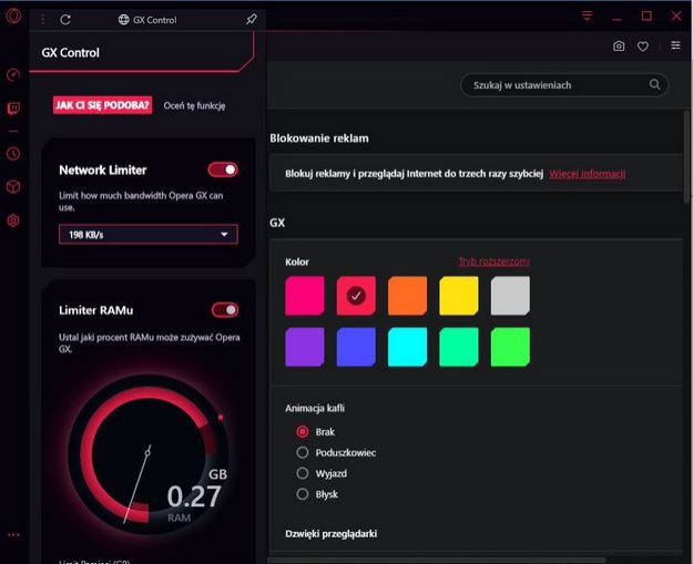 Ulepszona Opera GX