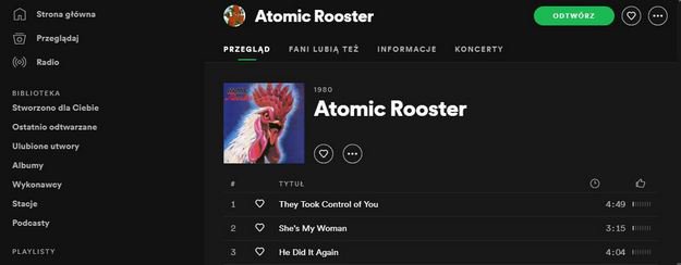 Spotify sprawdzi adres użytkownika