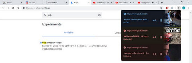Chrome: większa kontrola nad mediami