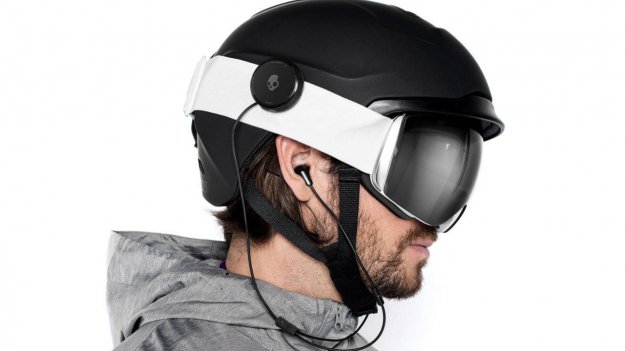 Kask muzyczny Skullcandy dla narciarzy