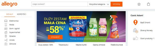 Allegro zaprasza do szukania luk