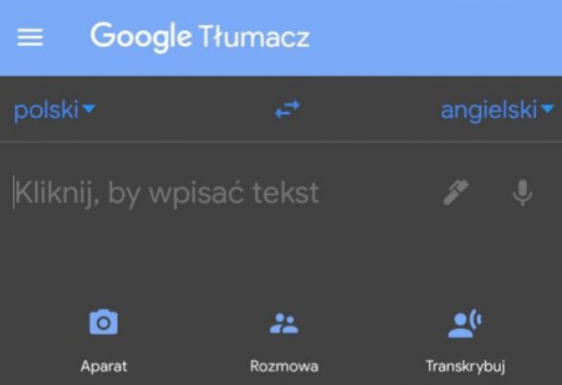 Tłumacz Google doczekał się trybu ciemnego