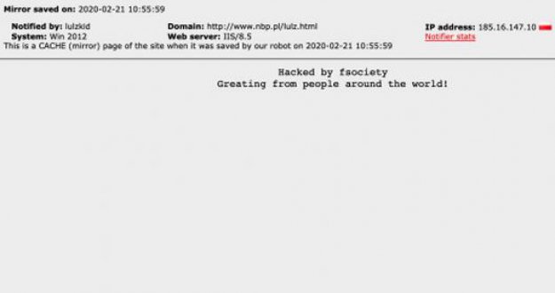 Hakerzy dobrali się do strony NBP