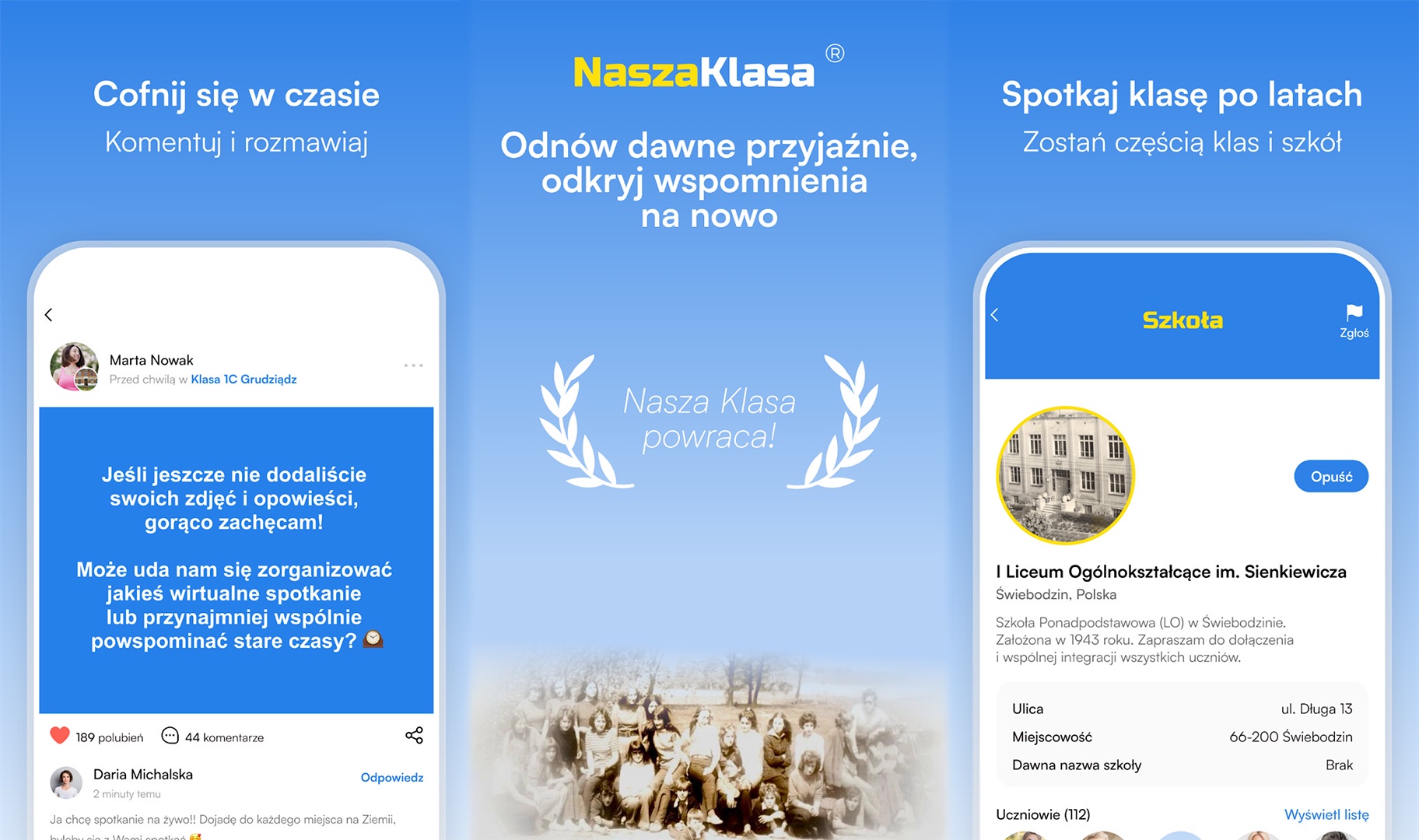 Nasza Klasa powraca jako aplikacja mobilna