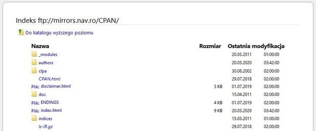 Firefox bez obsługi FTP