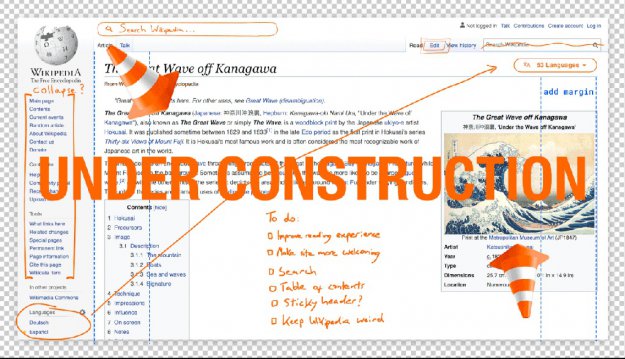 Wikipedia zmienia oprawę wizualną