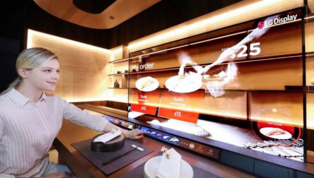 LG zaprezentuje częściowo przezroczysty ekran OLED