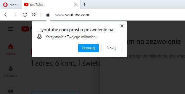 YouTube: wyszukiwanie głosem w przeglądarce