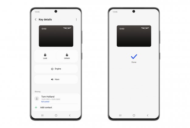 Telefon Samsunga jako kluczyk do samochodu