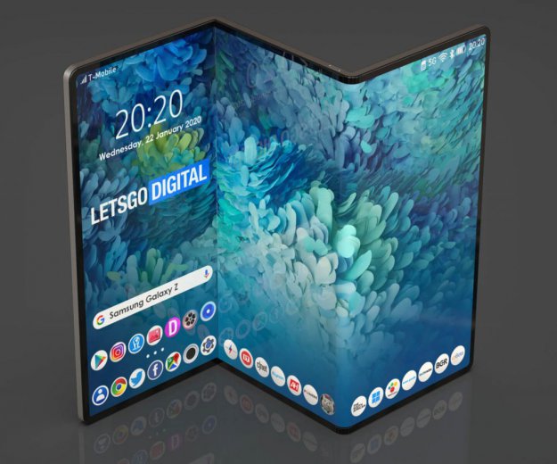 Podwójnie składany smartfon Samsunga